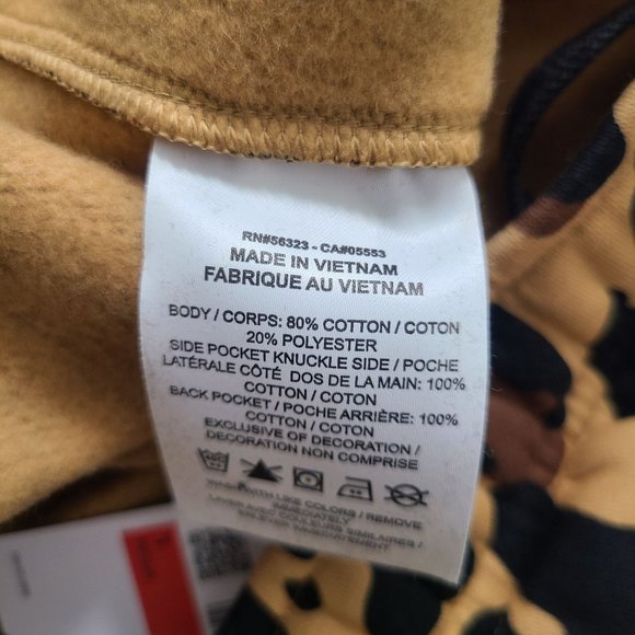 Nike Sportswear Leopard Tapered Club Fleece Sweatpants FB9046-722 Size L - Picture 5 of 5